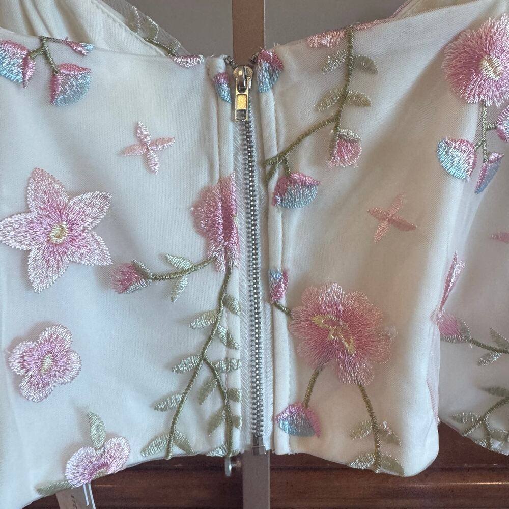 Altar’d State Ambrose Floral Embroidered Top & Skirt Set NWT Small - Picture 13 of 14